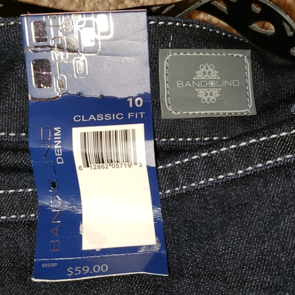 Bandolino denim jean pants NWT - Picture 6 of 8